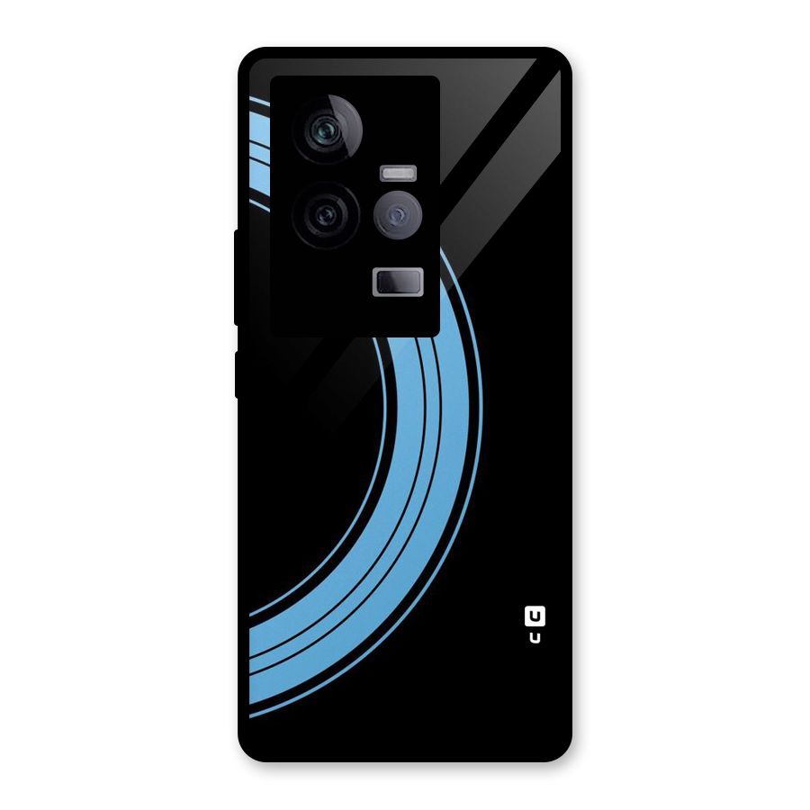 Half Circles Glass Back Case for Vivo iQOO 11 5G