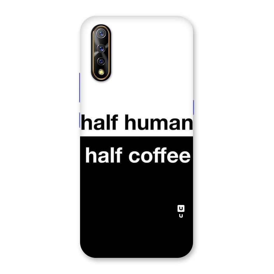 Half Human Half Coffee Back Case for Vivo Z1x