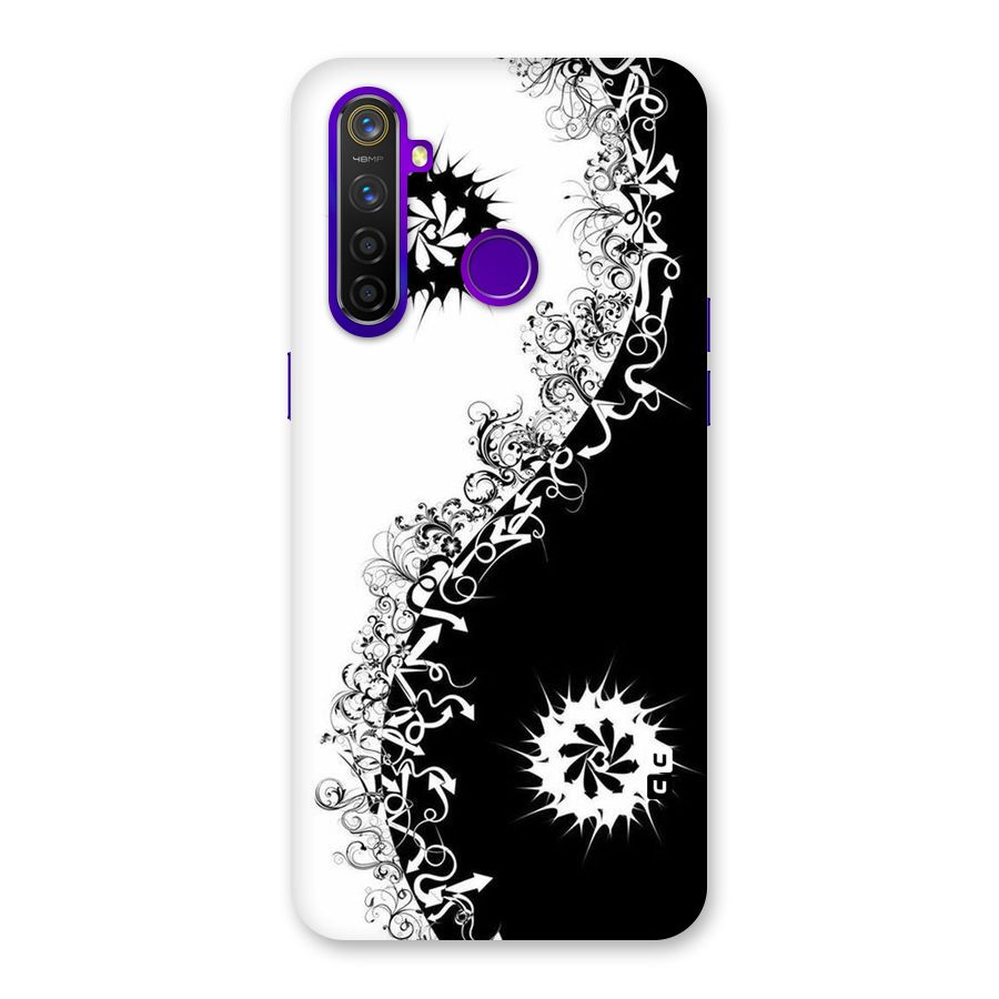 Half Peace Design Back Case for Realme 5 Pro