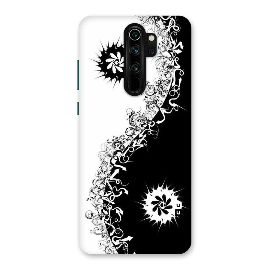 Half Peace Design Back Case for Redmi Note 8 Pro