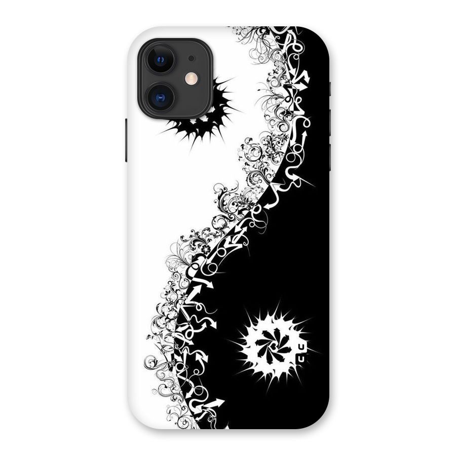 Half Peace Design Back Case for iPhone 11