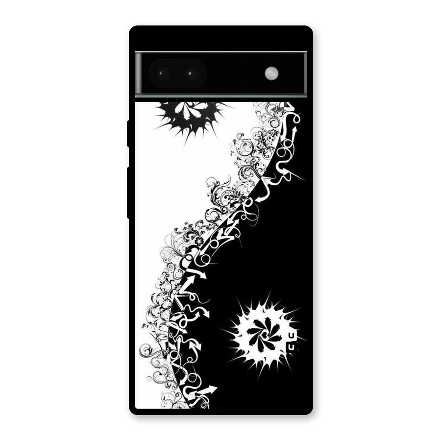Half Peace Design Glass Back Case for Google Pixel 6a