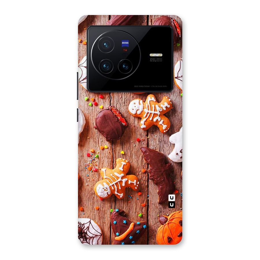 Halloween Chocolates Back Case for Vivo X80