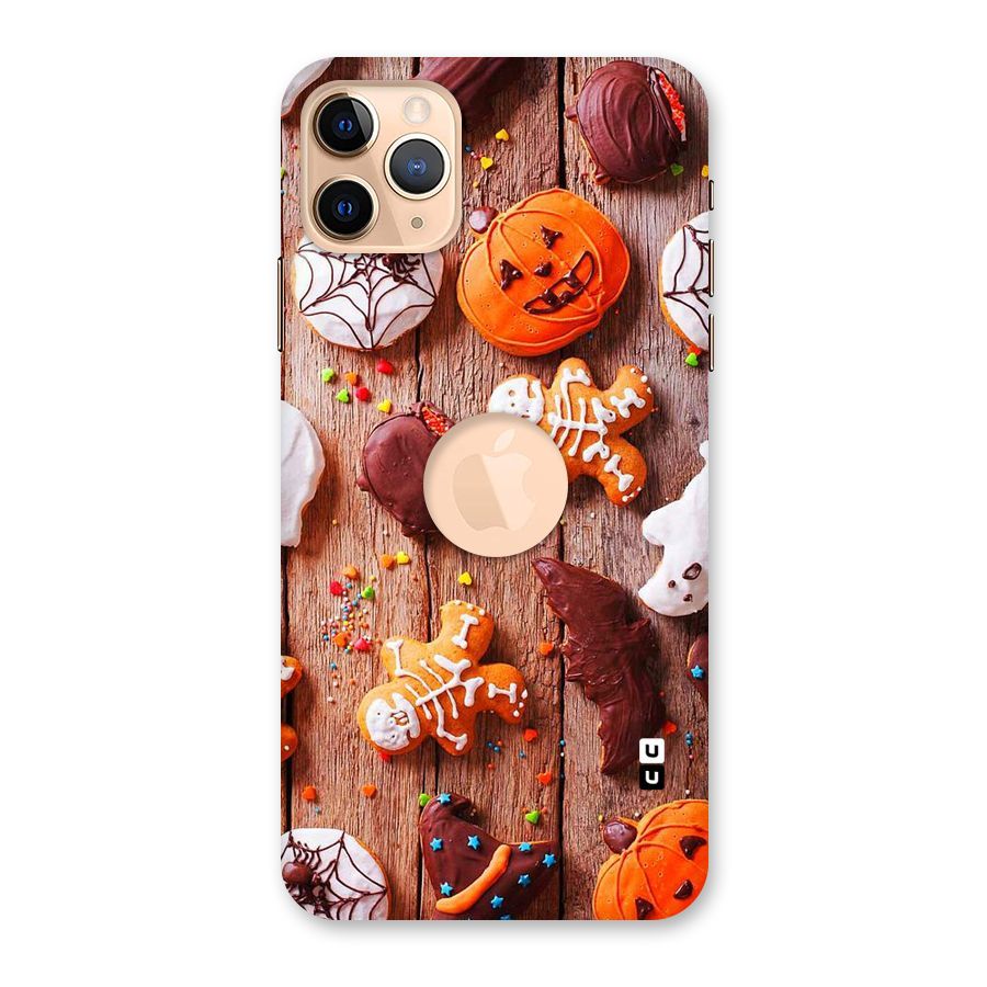 Halloween Chocolates Back Case for iPhone 11 Pro Max Logo Cut