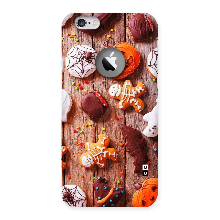 Halloween Chocolates Back Case for iPhone 6 Logo Cut