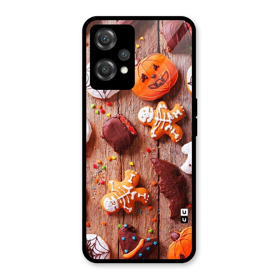 Halloween Chocolates Glass Back Case for OnePlus Nord CE 2 Lite 5G