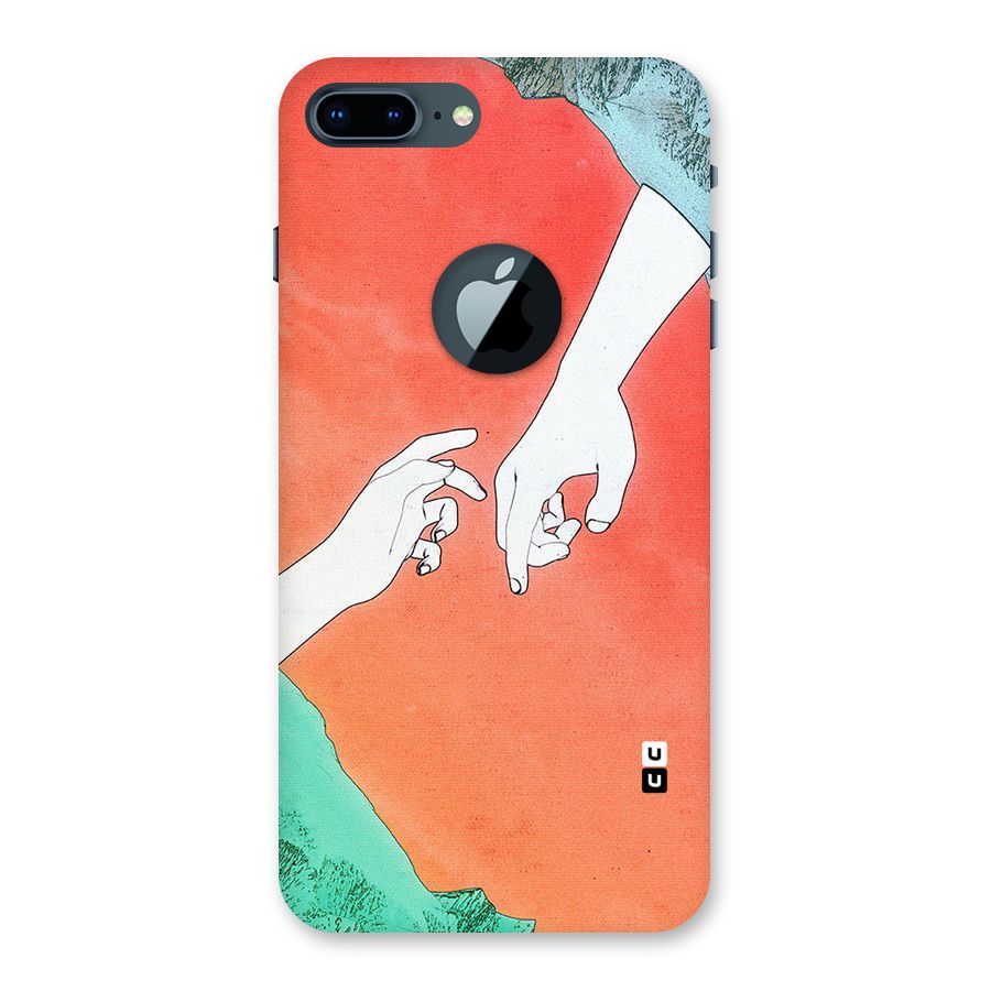 Hand Paint Drawing Back Case for iPhone 7 Plus Logo Cut