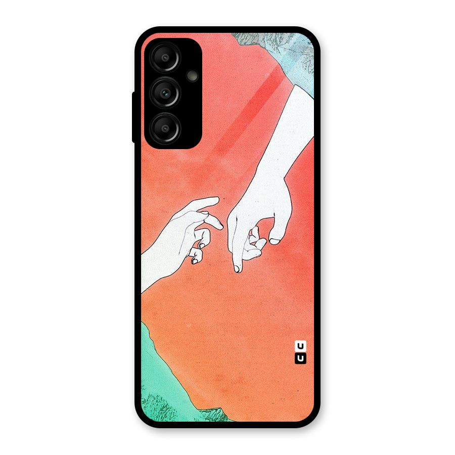 Hand Paint Drawing Glass Back Case for Galaxy A14 5G