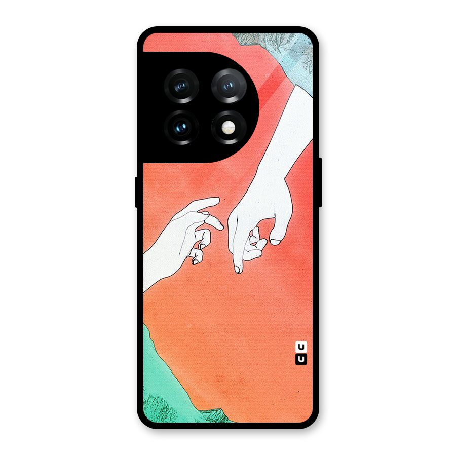 Hand Paint Drawing Glass Back Case for OnePlus 11