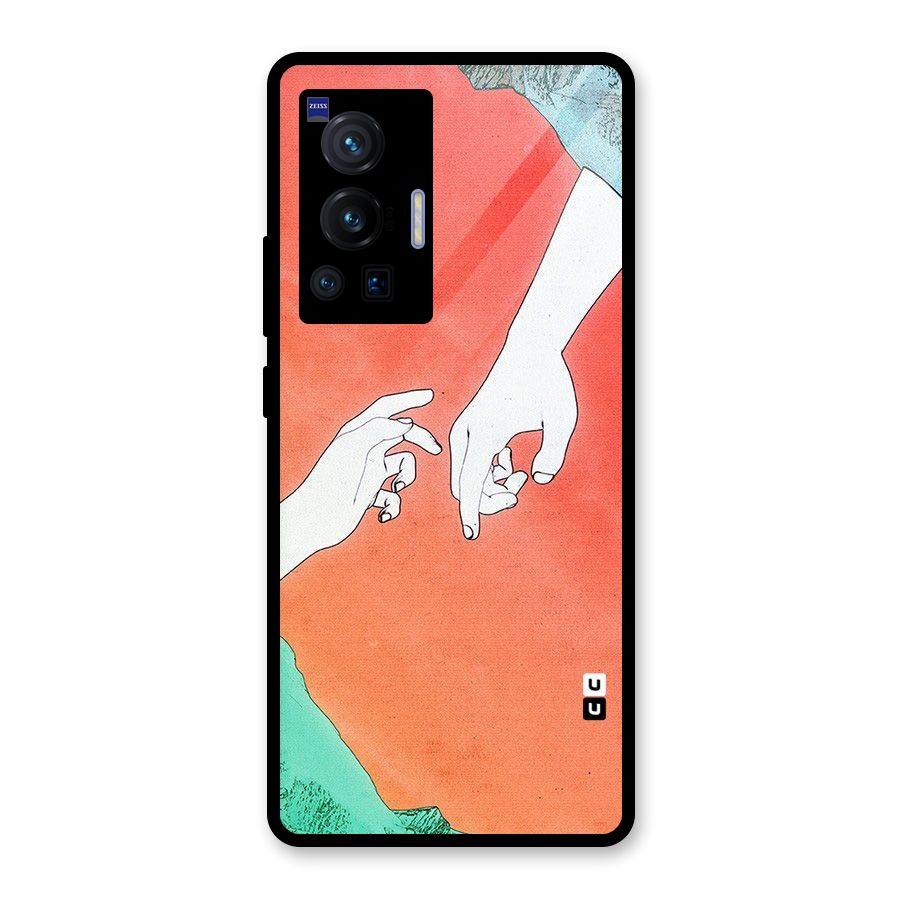 Hand Paint Drawing Glass Back Case for Vivo X70 Pro