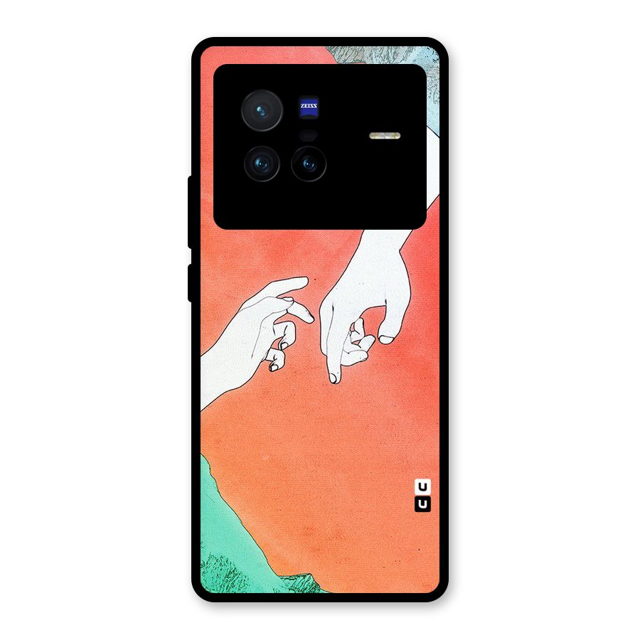 Hand Paint Drawing Glass Back Case for Vivo X80
