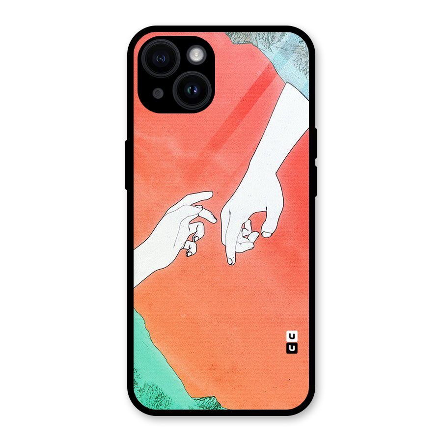 Hand Paint Drawing Glass Back Case for iPhone 14