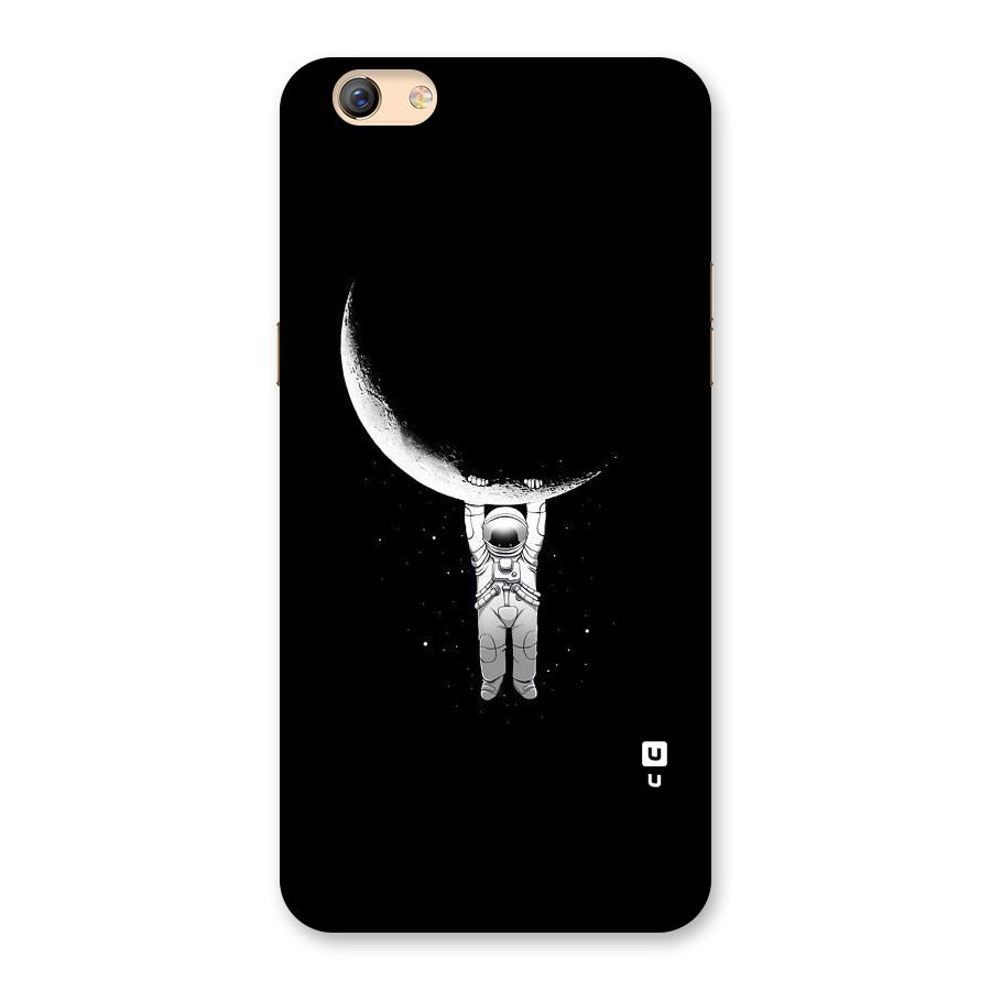 Hanging Astronaut Back Case for Oppo F3 Plus