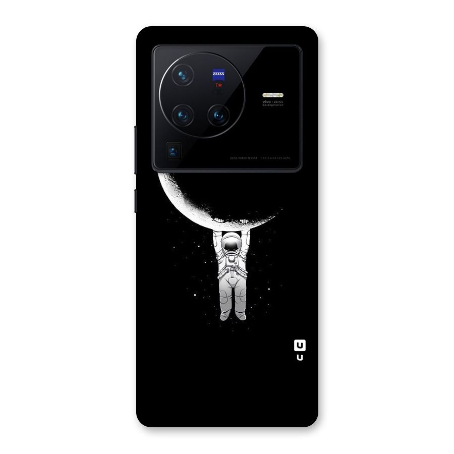 Hanging Astronaut Back Case for Vivo X80 Pro