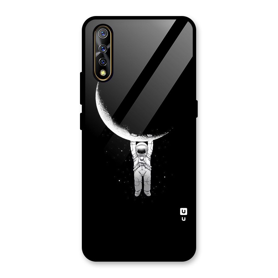 Hanging Astronaut Glass Back Case for Vivo S1