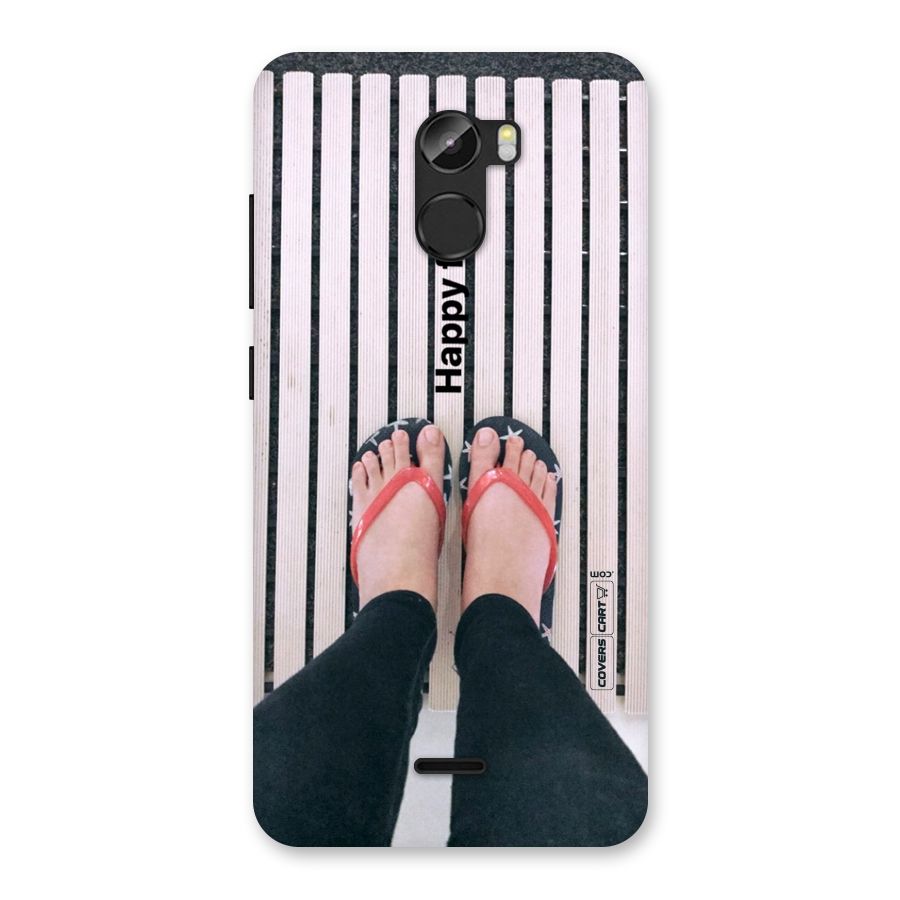 Happy Feet Back Case for Gionee X1