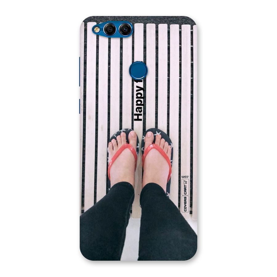 Happy Feet Back Case for Honor 7X