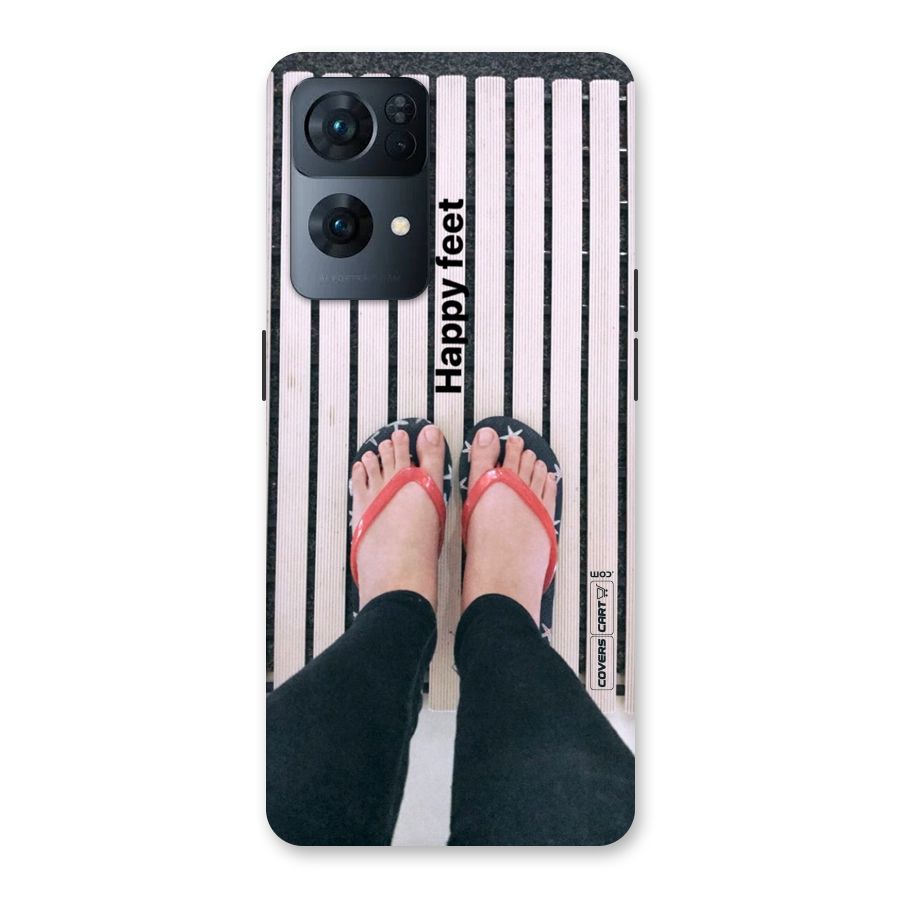 Happy Feet Back Case for Oppo Reno7 Pro 5G
