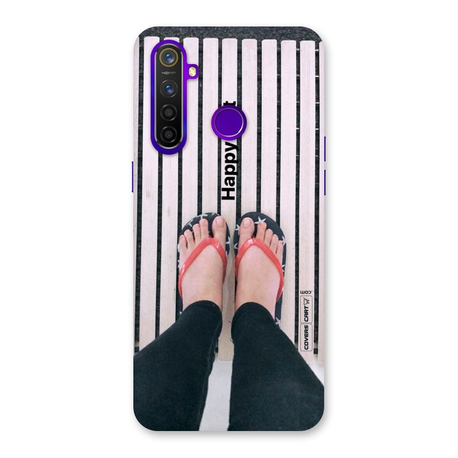 Happy Feet Back Case for Realme 5 Pro