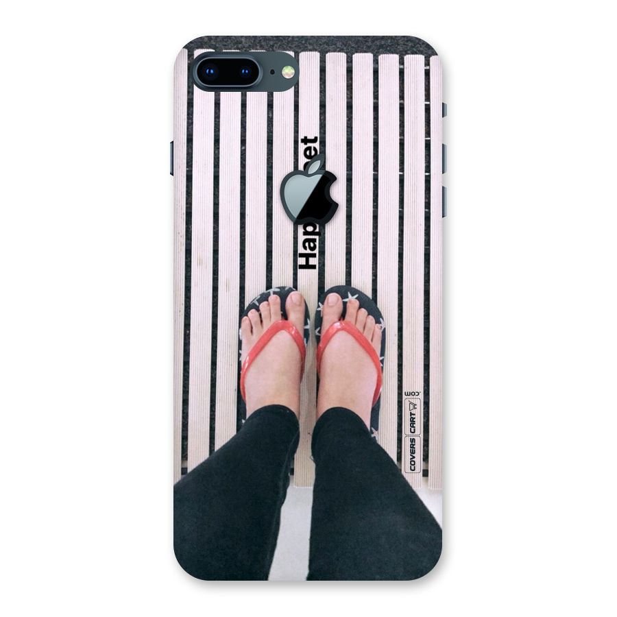 Happy Feet Back Case for iPhone 7 Plus Apple Cut