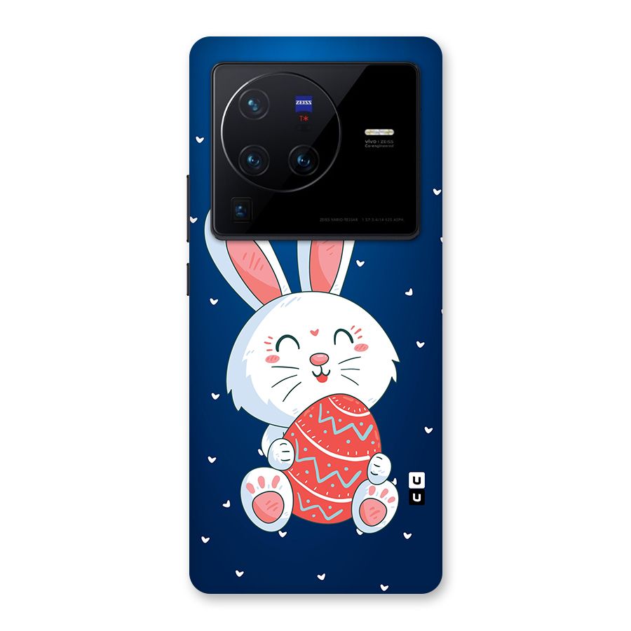 Happy Festive Bunny Back Case for Vivo X80 Pro