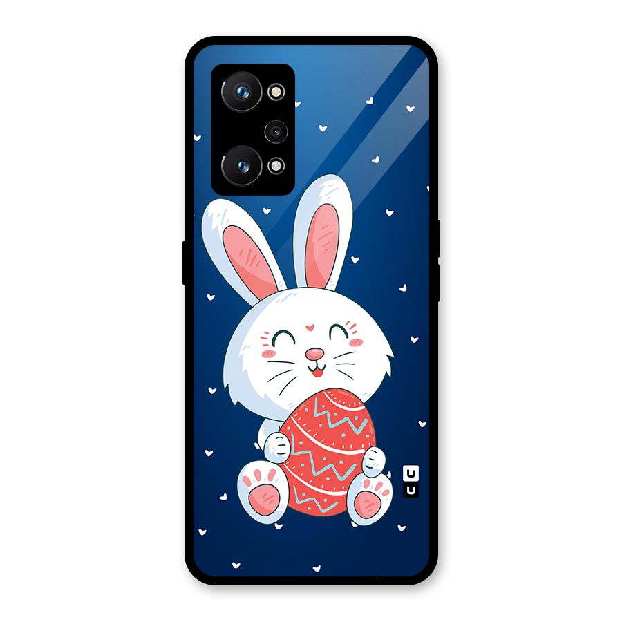 Happy Festive Bunny Glass Back Case for Realme GT Neo 3T