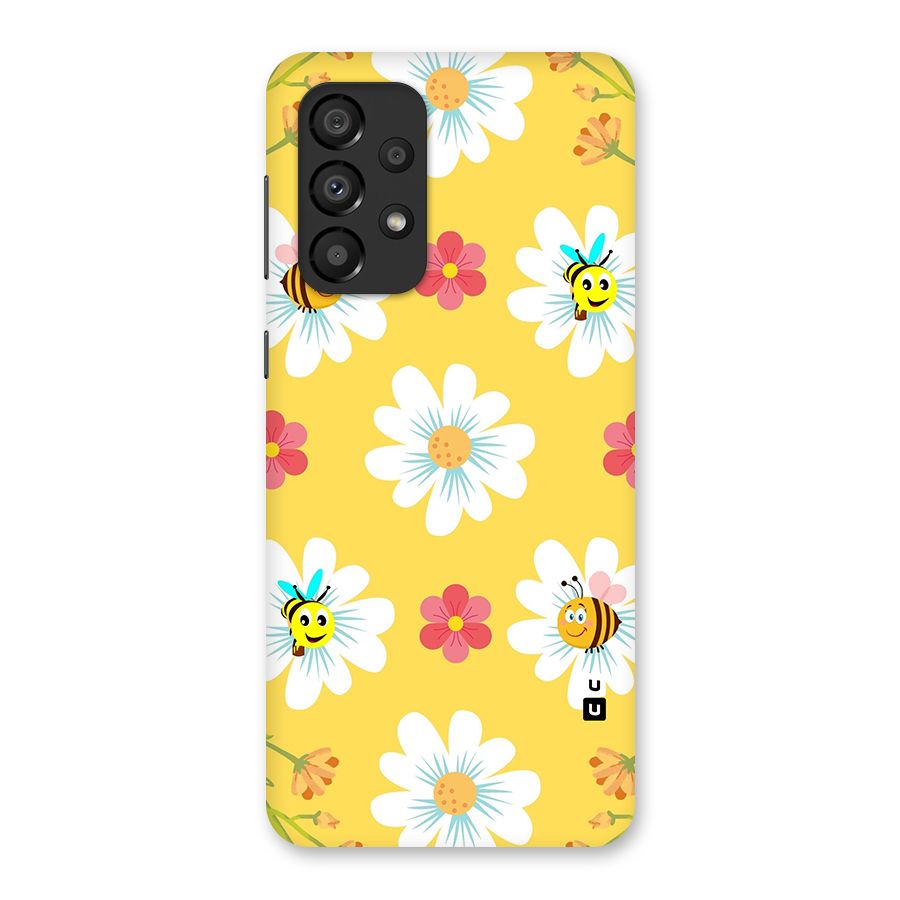 Happy Flowers Back Case for Galaxy A33 5G