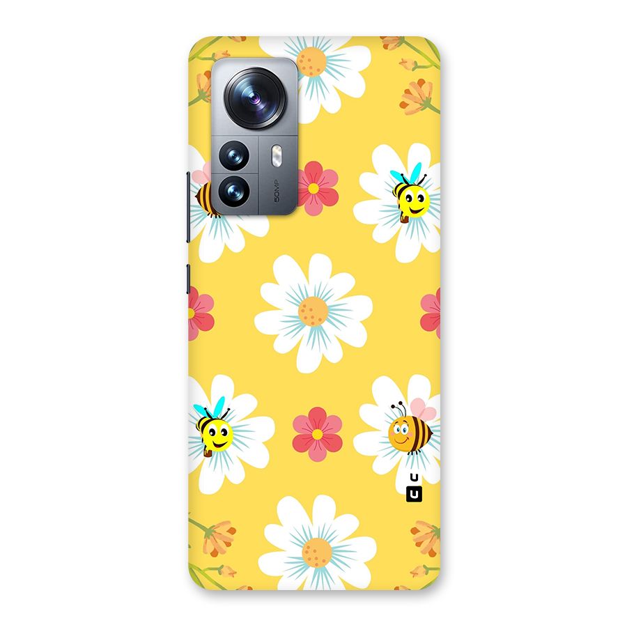 Happy Flowers Back Case for Xiaomi 12 Pro