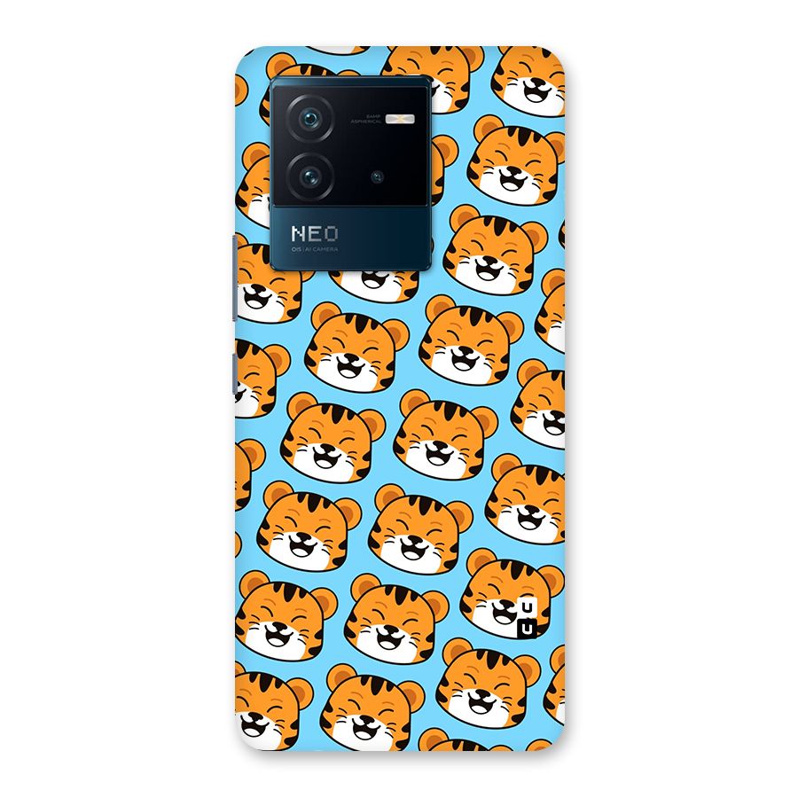 Happy Kitten Pattern Back Case for Vivo iQOO Neo 6 5G