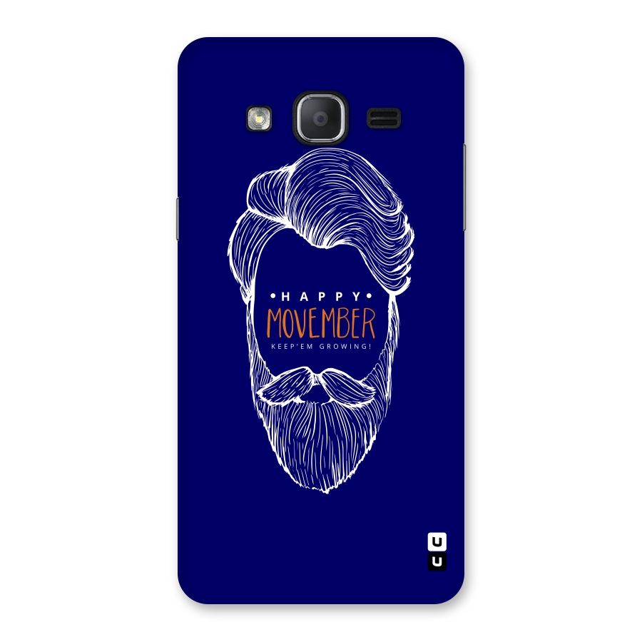 Happy Movember Blue Back Case for Galaxy On7 2015