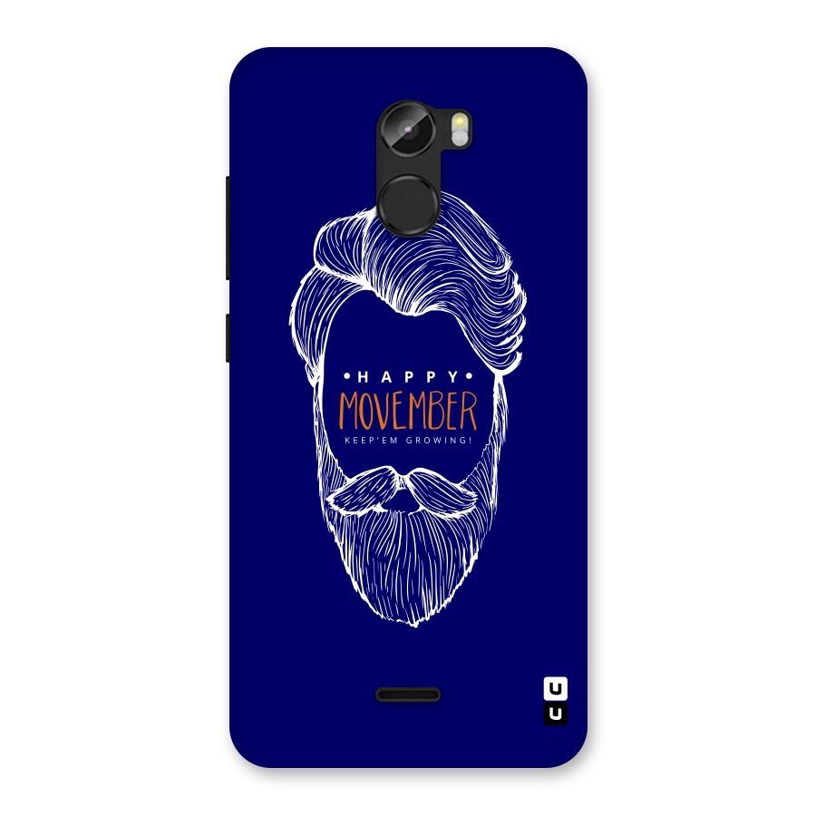 Happy Movember Blue Back Case for Gionee X1
