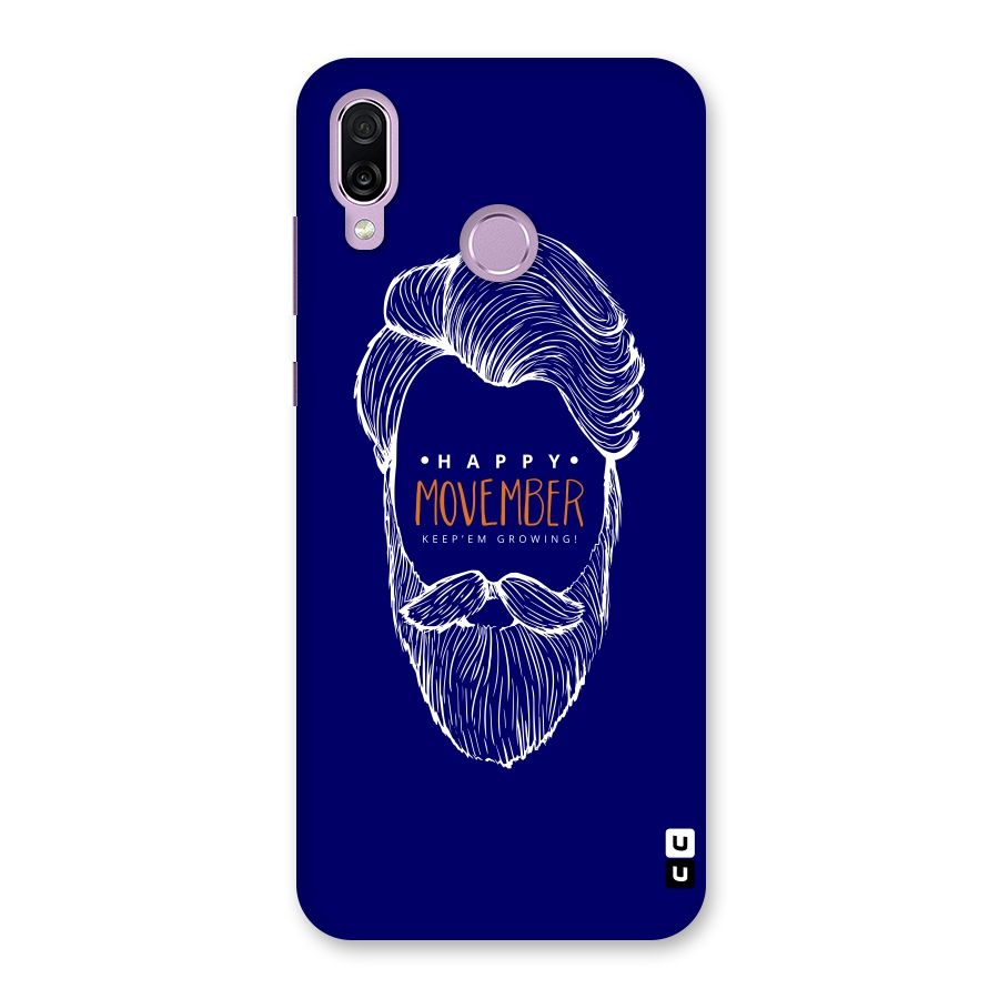 Happy Movember Blue Back Case for Honor Play