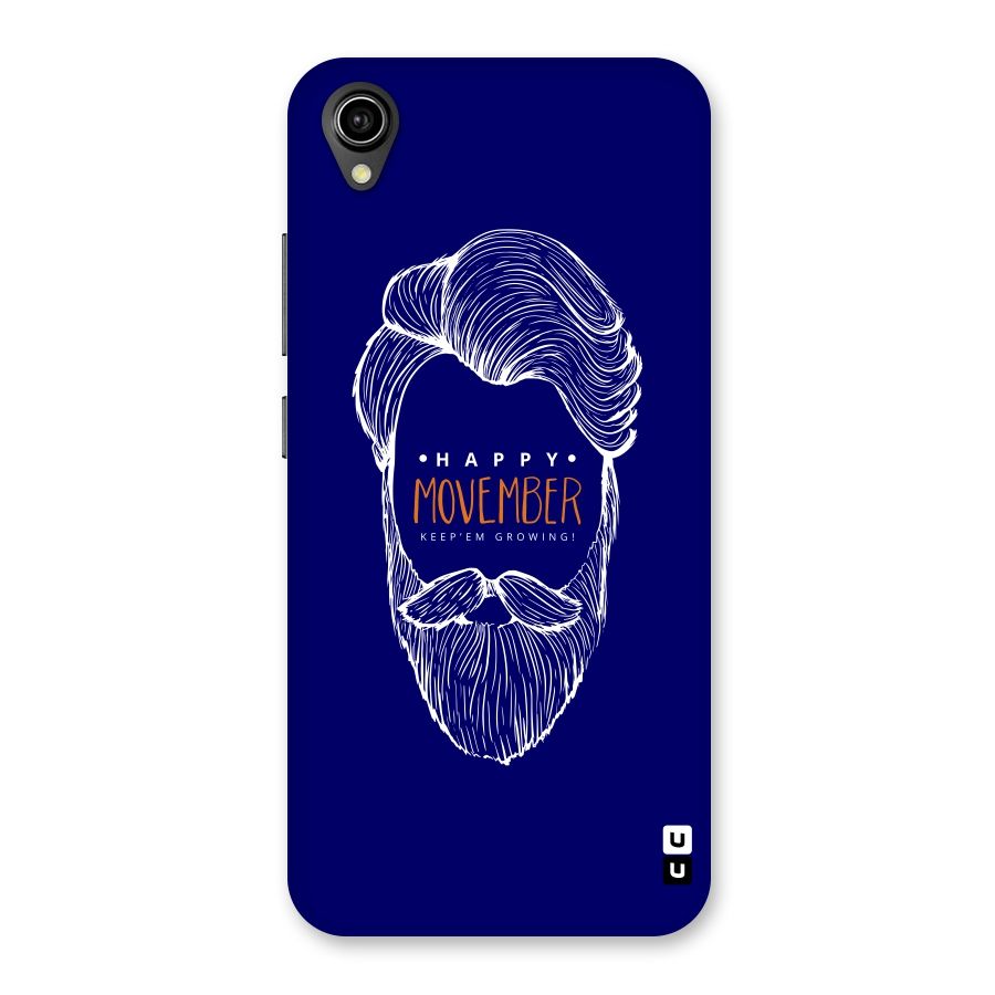 Happy Movember Blue Back Case for Vivo Y90