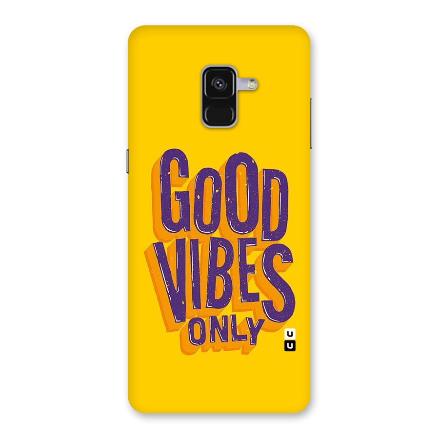 Happy Vibes Only Back Case for Galaxy A8 Plus