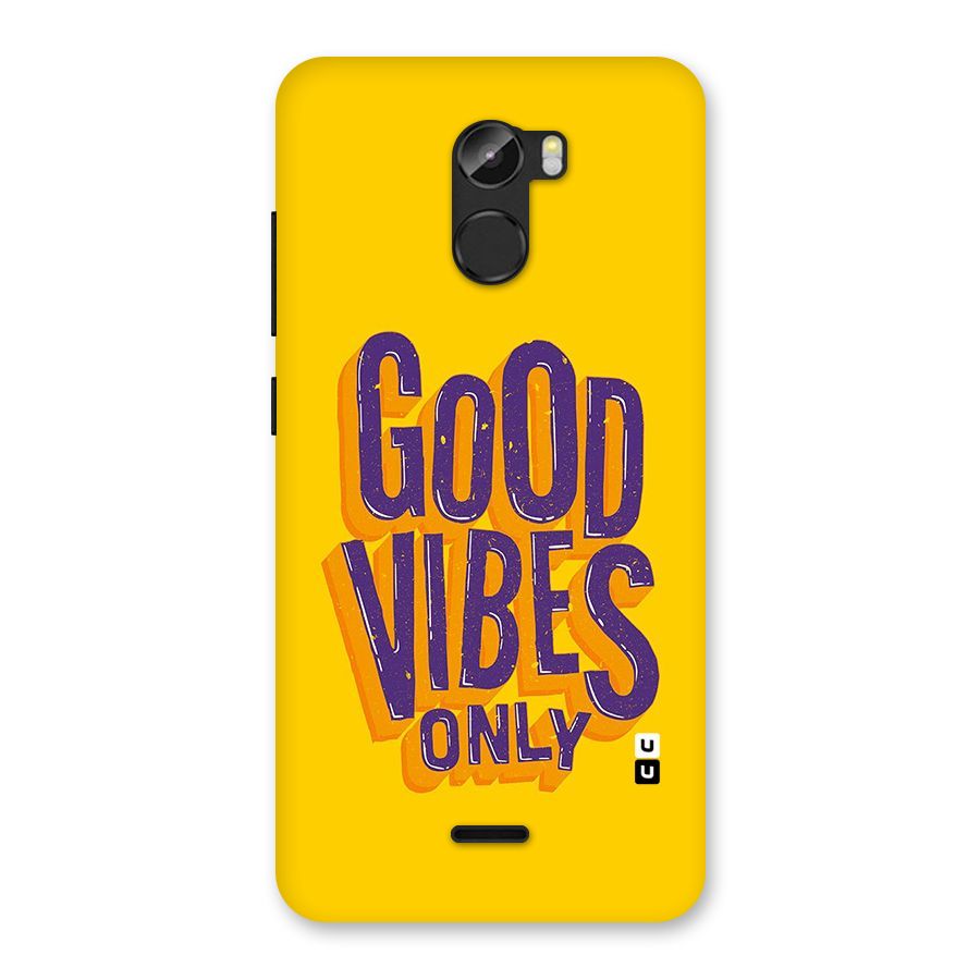 Happy Vibes Only Back Case for Gionee X1
