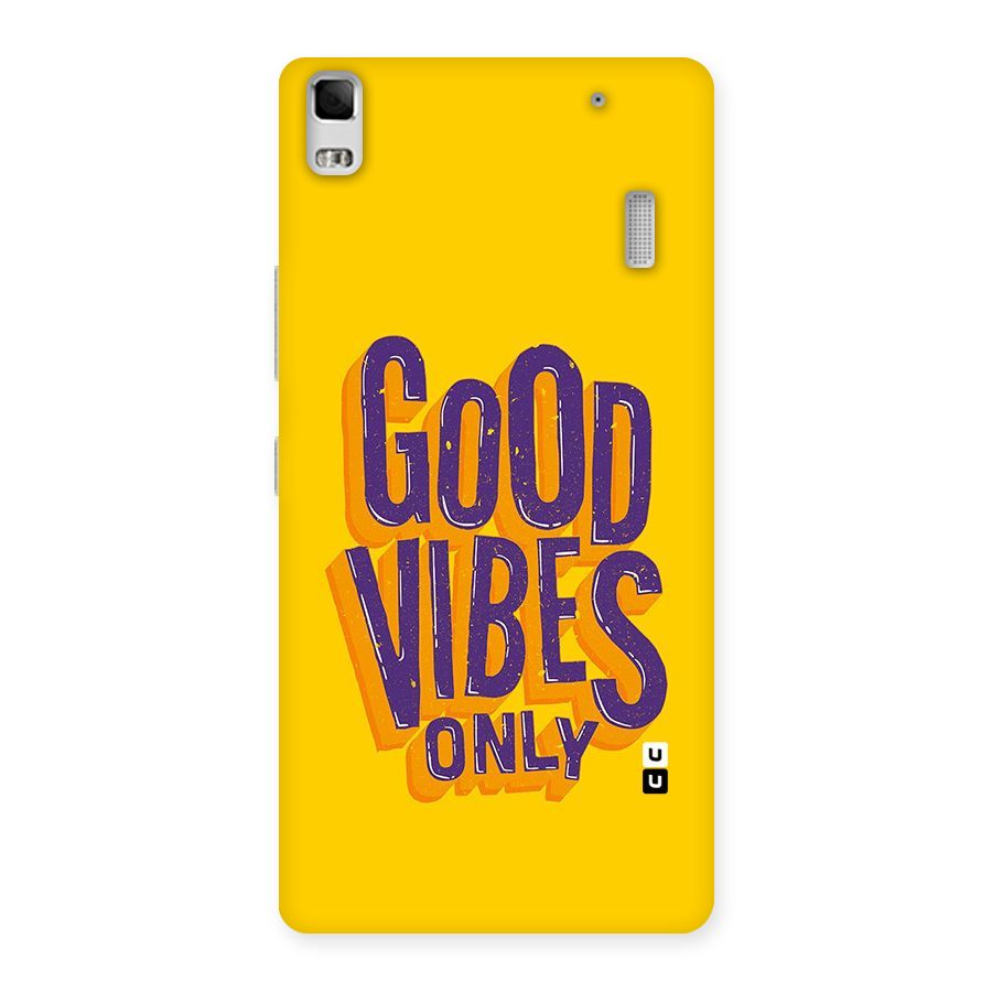 Happy Vibes Only Back Case for Lenovo A7000