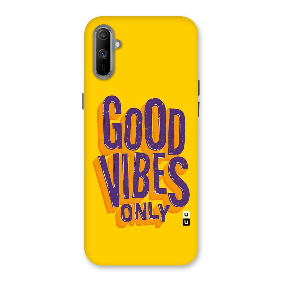 Happy Vibes Only Back Case for Realme C3