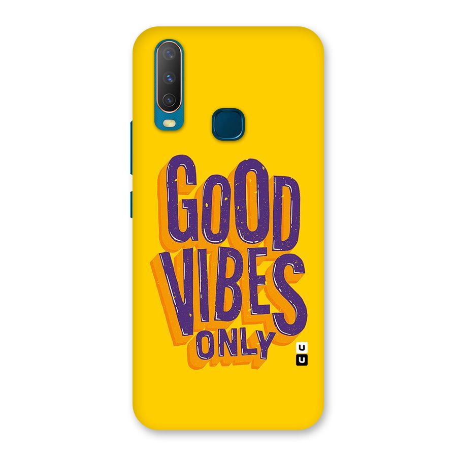 Happy Vibes Only Back Case for Vivo U10