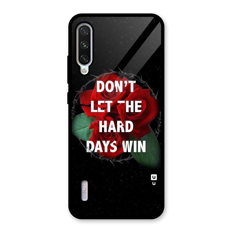 Hard Days No Win Glass Back Case for Mi A3