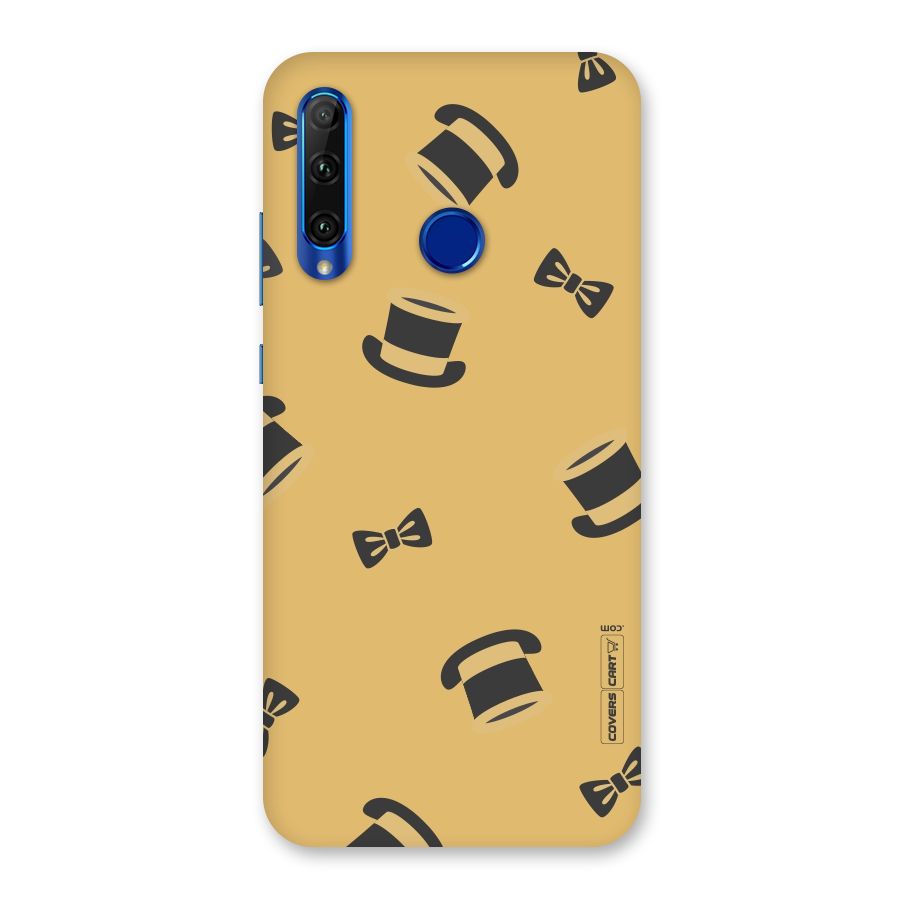 Hat and Bow Tie Back Case for Honor 20i
