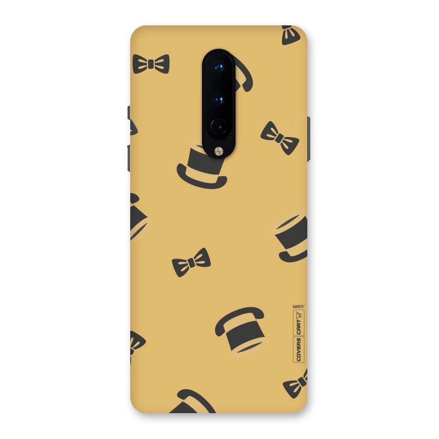 Hat and Bow Tie Back Case for OnePlus 8