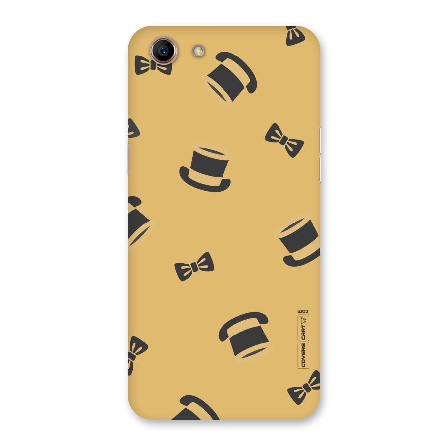 Hat and Bow Tie Back Case for Oppo A83 (2018)