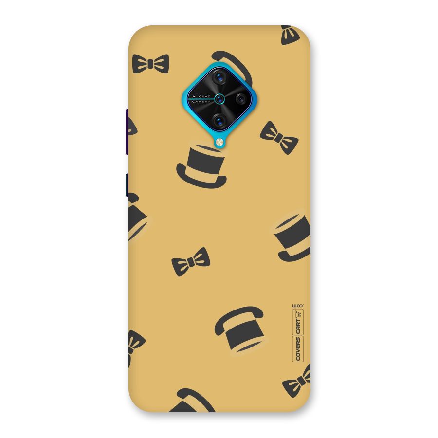 Hat and Bow Tie Back Case for Vivo S1 Pro