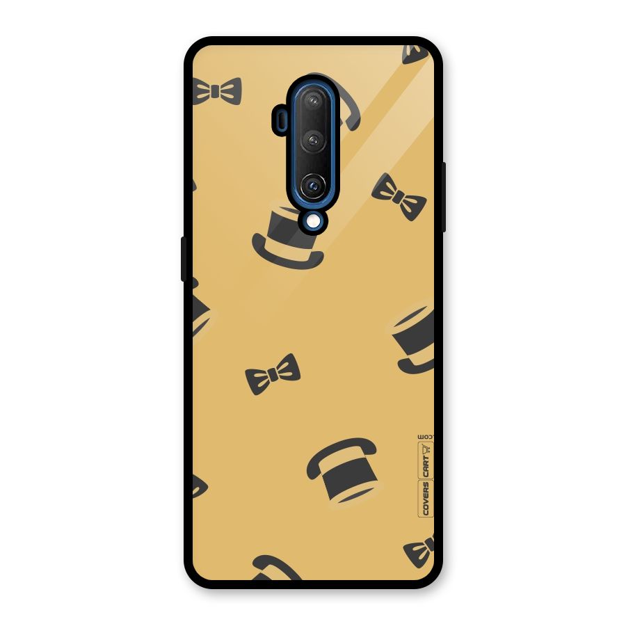 Hat and Bow Tie Glass Back Case for OnePlus 7T Pro