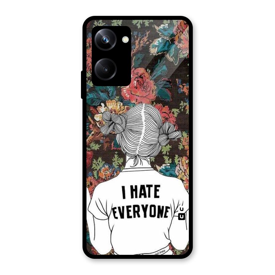 Hate Everyone Glass Back Case for Realme 10 Pro