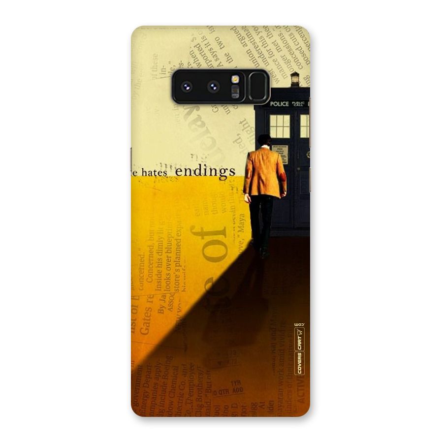 Hates Endings Back Case for Galaxy Note 8