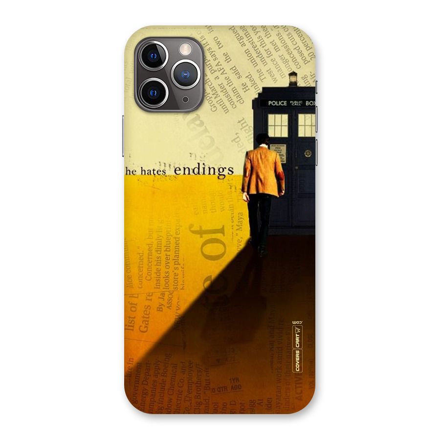 Hates Endings Back Case for iPhone 11 Pro Max