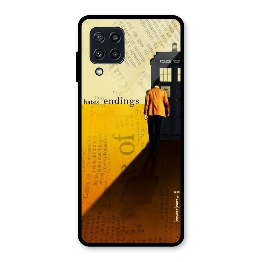 Hates Endings Glass Back Case for Galaxy M32