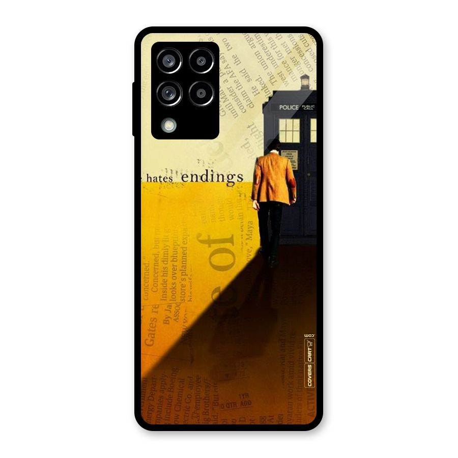 Hates Endings Glass Back Case for Galaxy M53 5G
