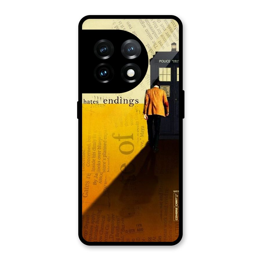 Hates Endings Glass Back Case for OnePlus 11